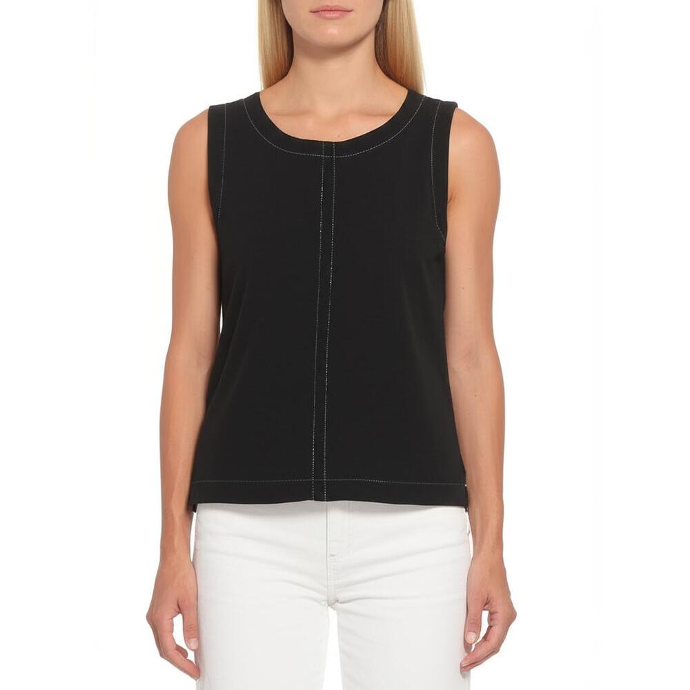 Max Studio Women’s Black Sleeveless Top — Size L